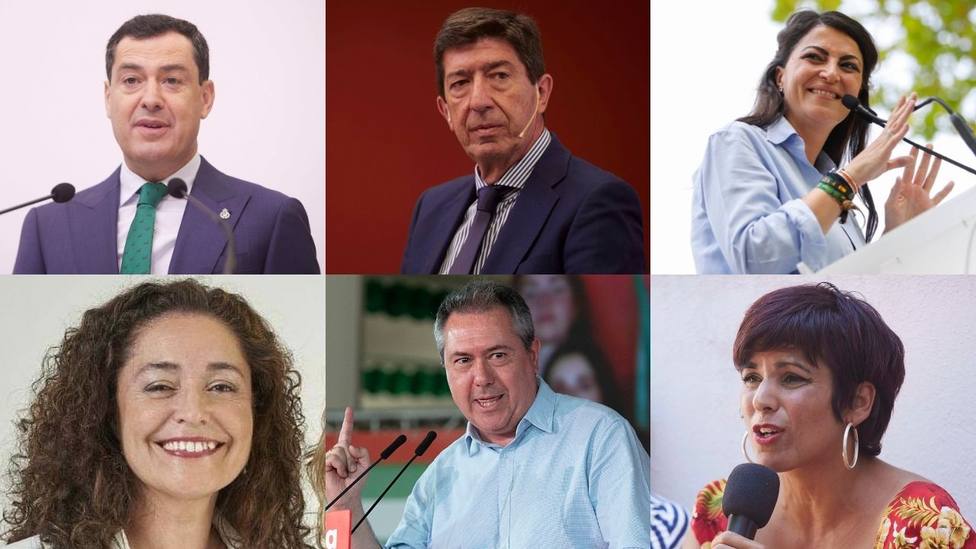 Las claves de las dos semanas de campaña electoral para cada partido en Andalucía antes del 19-J