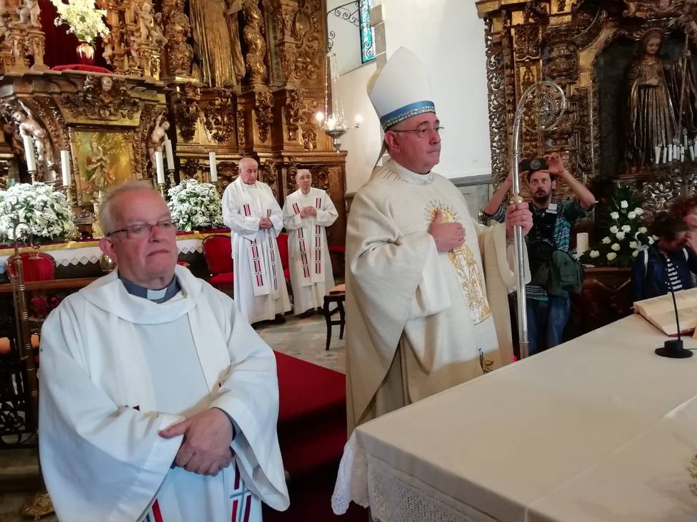 El obispo de nuestra diócesis presidió la ofrenda a la patrana de Mondoñedo-Ferrol - FOTO: Diócesis
