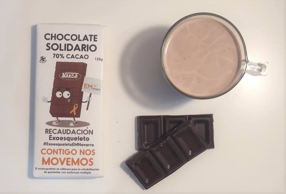 Chocolate solidario de la AsociaciÃ³n de Esclerosis MÃºltiple de Navarra