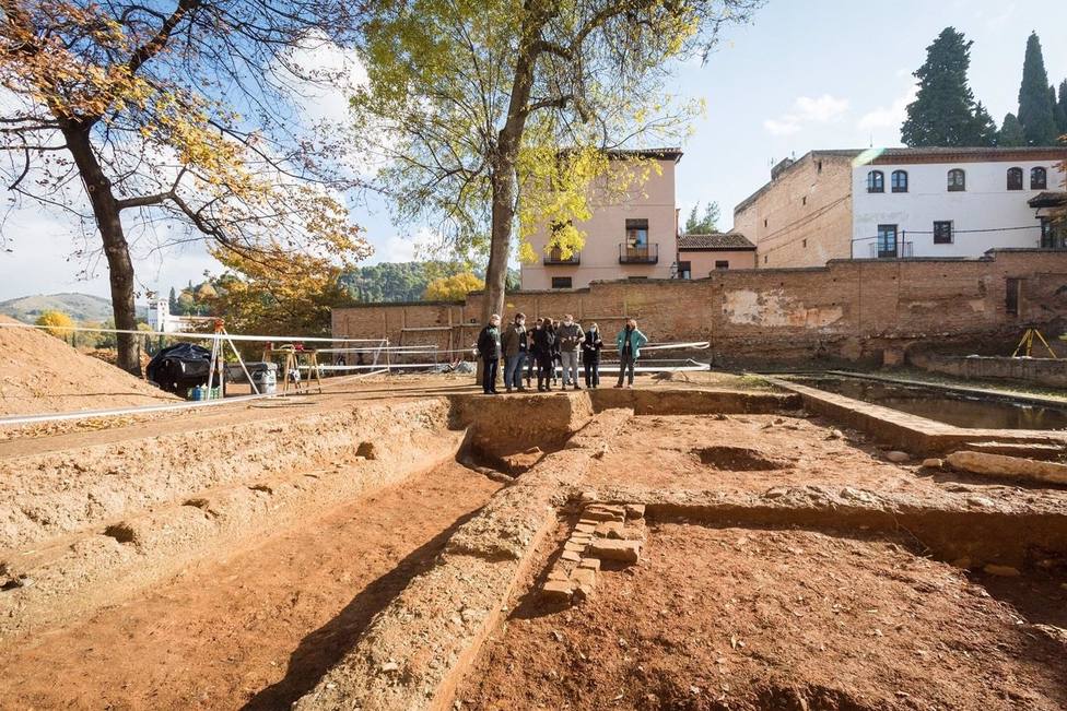 Granada.- La Alhambra descubre una estructura palatina desconocida en el jardÃ­n de la Alamedilla