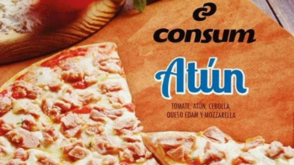Alerta sanitaria por la presencia de histamina en pizzas de atún congeladas de Consum