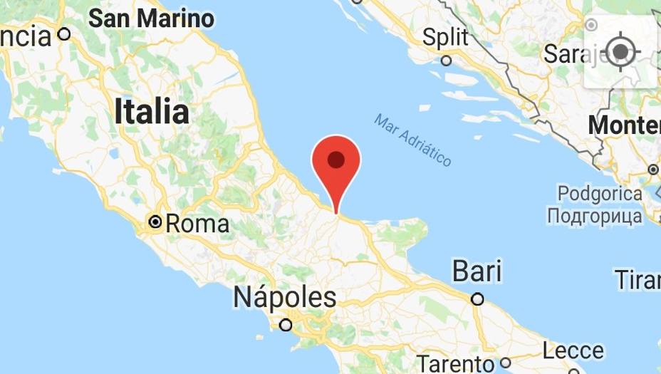 Un terremoto de 5,2 grados sacude el centro de Italia