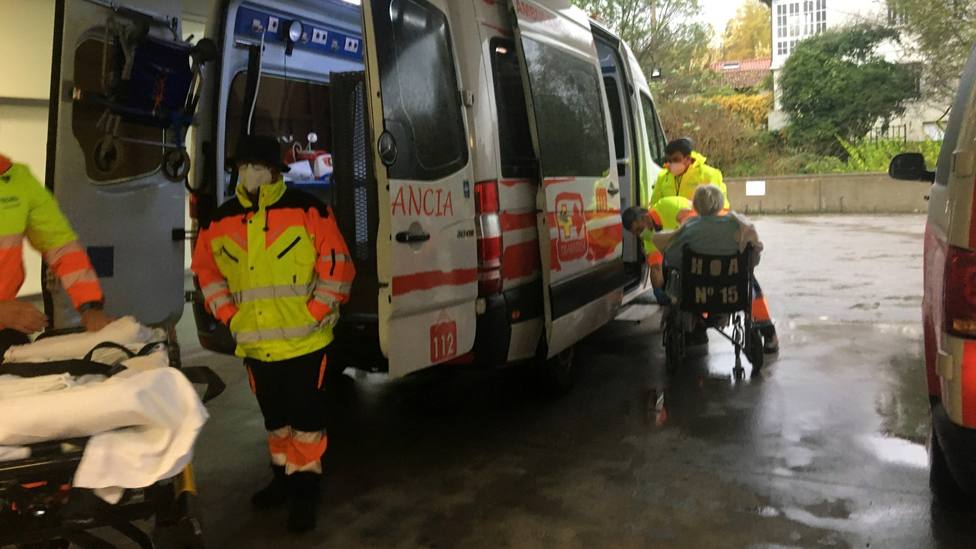 Evacuación del Hospital de Arriondas