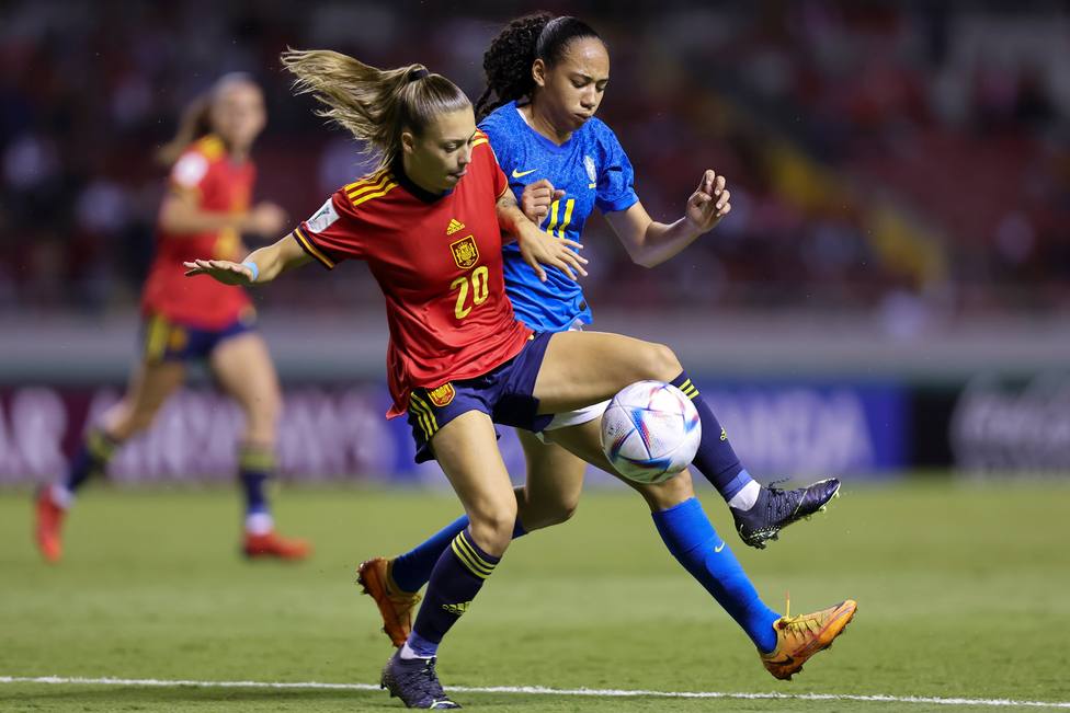 España se estrena en el Mundial Sub-20 femenino con un sufrido ante Brasil - Fútbol Femenino - COPE