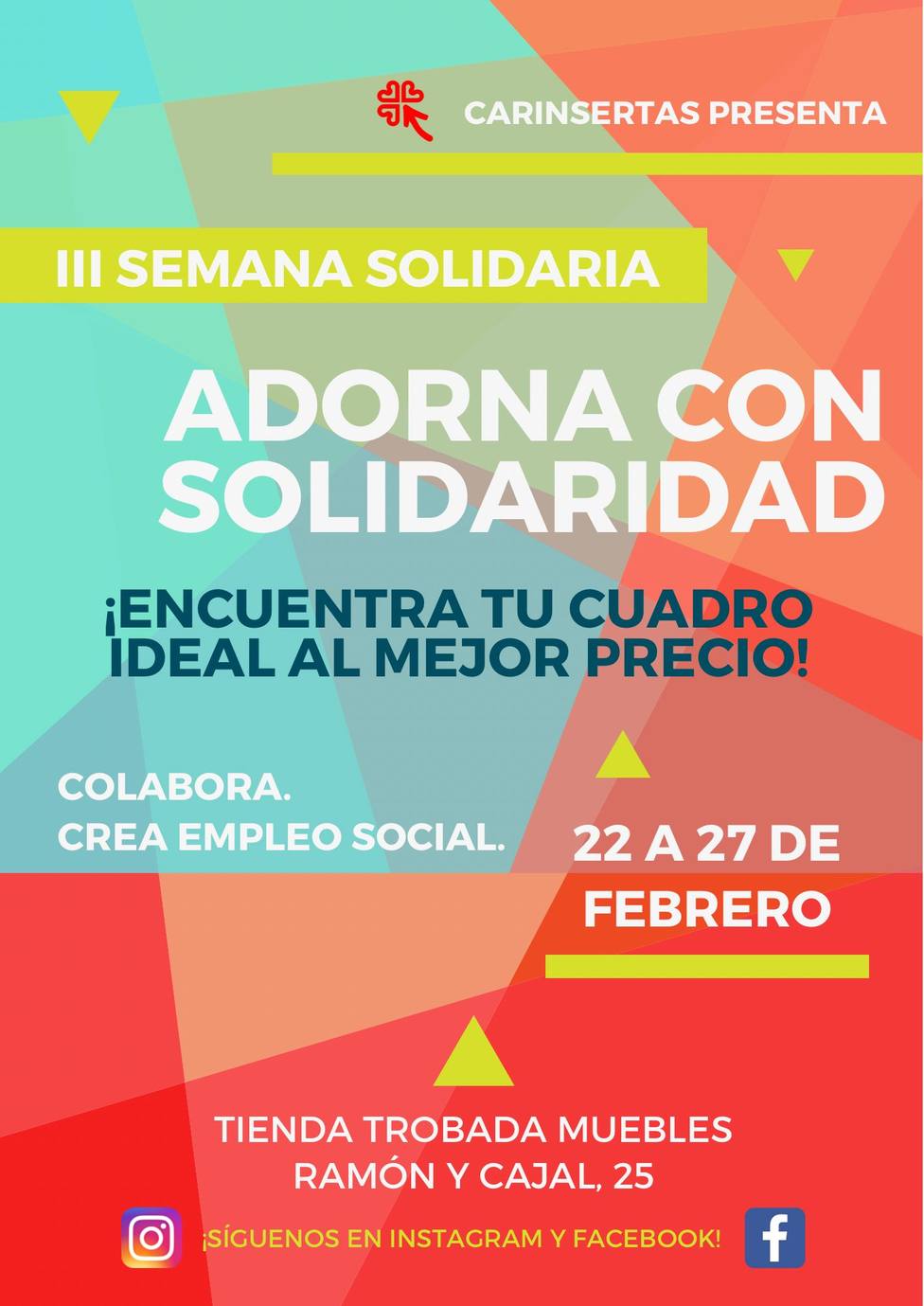 Orgullo Generosidad cristiandad Carinsertas pone en marcha la III semana solidaria con la venta de cuadros  y tapices en trobada muebles - Informativo Mediodía en Huesca - COPE