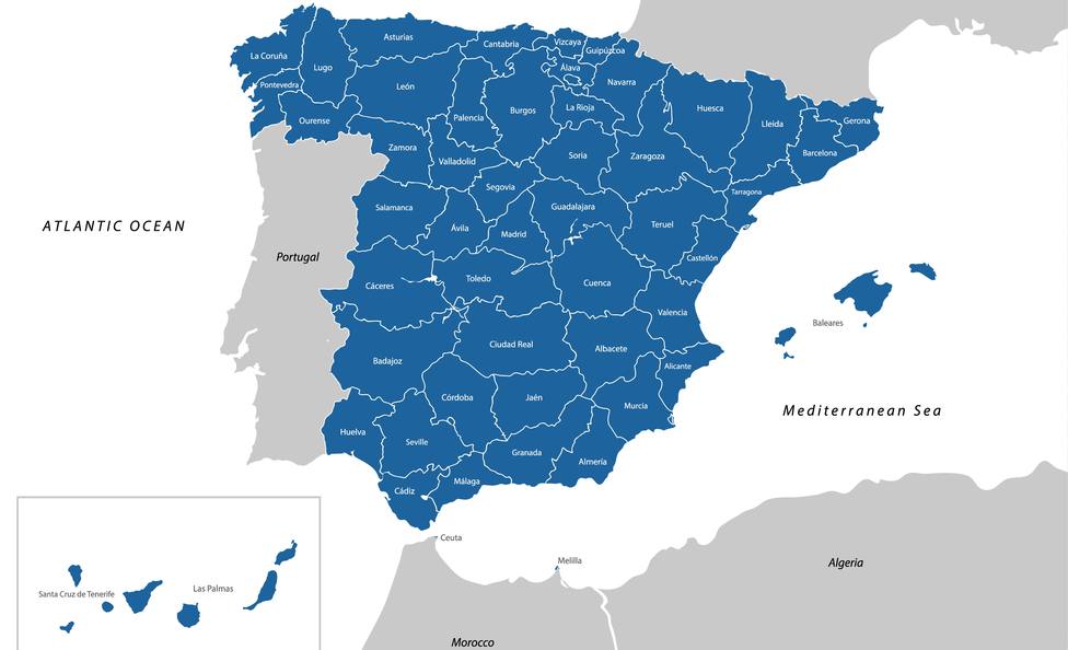 El mapa que muestra qué alimentos son típicos en cada provincia de España