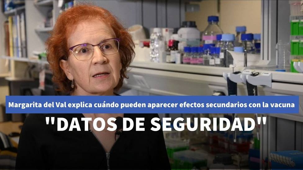 Margarita del Val pone fecha a los efectos secundarios que pueden aparecer con la vacuna del coronavirus
