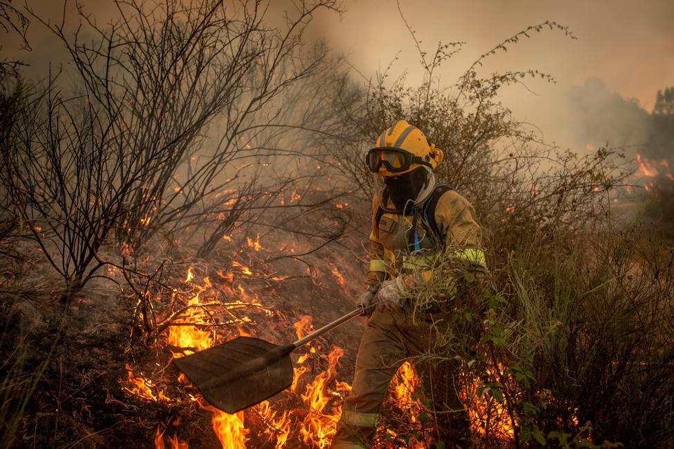 Foto de archivo de un incendio forestal - FOTO: EFE/Brais Lorenzo