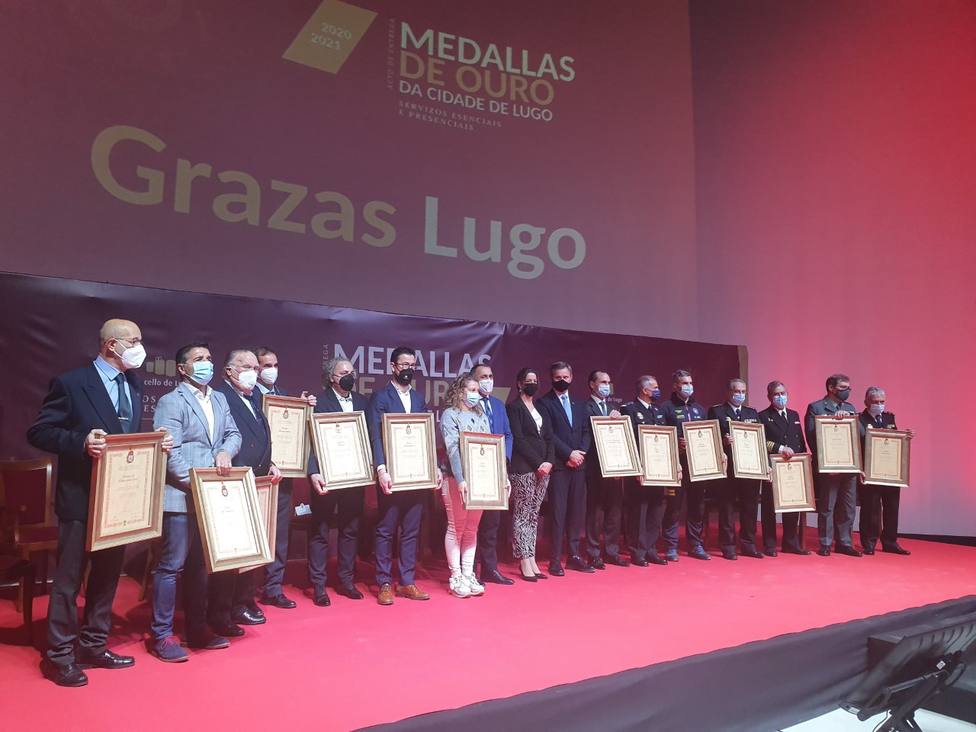 Premiados con la Medalla de Oro de Lugo