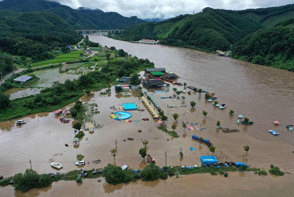 Al menos 14 muertos por las lluvias torrenciales de los últimos días en Corea del Sur