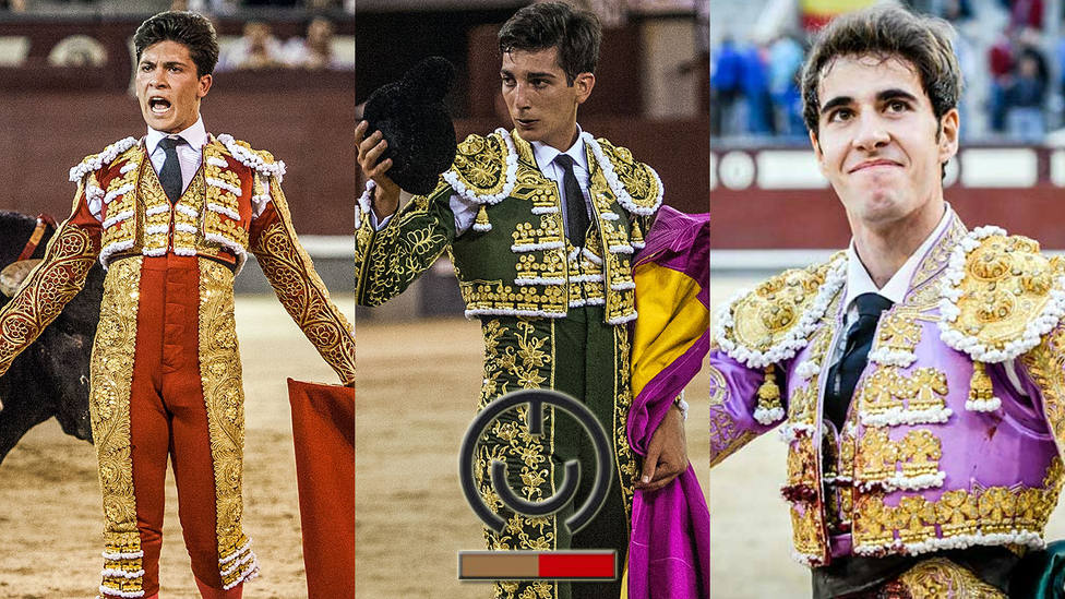 Rafael González, Marcos y Fernando Plaza ante novillos del Conde de Mayalde, hoy lunes en Las Ventas