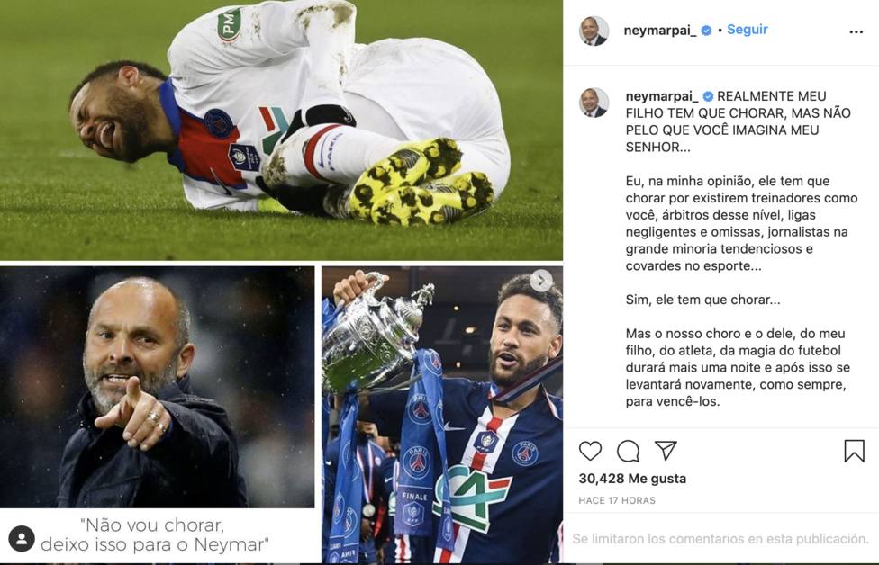 Resultado de imagen de padre de neymar entrenador caen