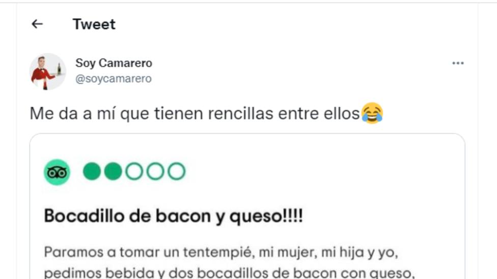 El enfado del dueño de un bar de Badajoz por la reseña de un cliente que pidió dos bocadillos: La próxima