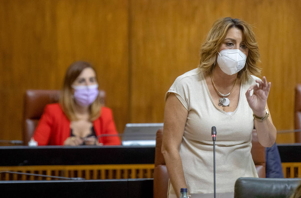 Susana Díaz renuncia al acta de parlamentaria andaluza tras la reunión mantenida con Espadas