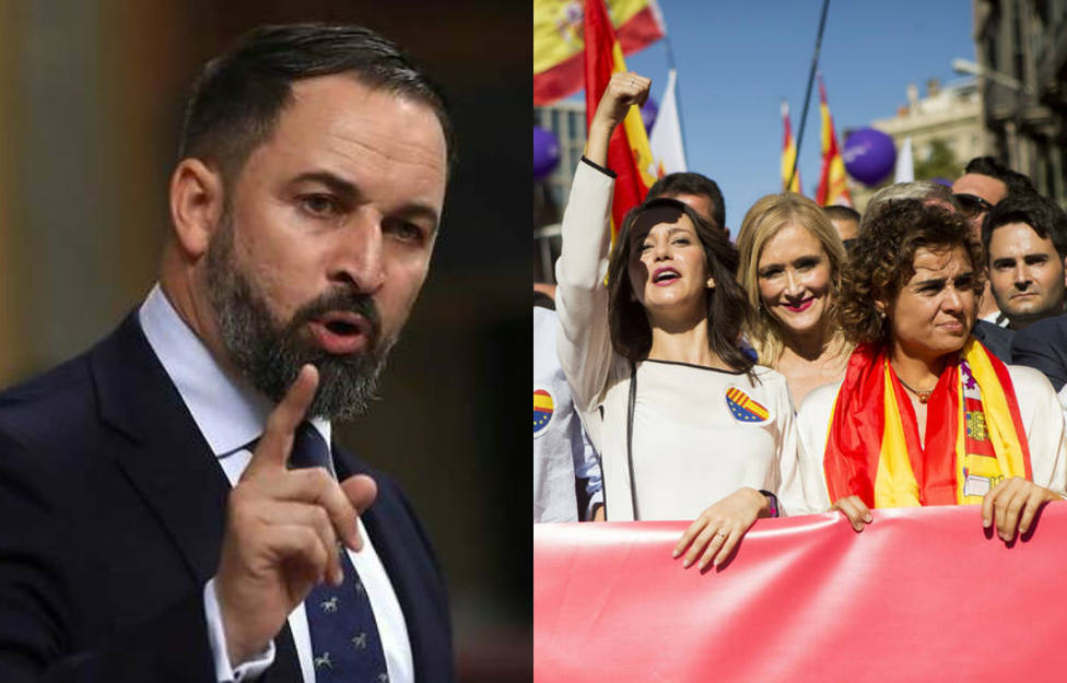 Santiago Abascal explota contra SCC por excluir a Vox de la manifestación de Barcelona