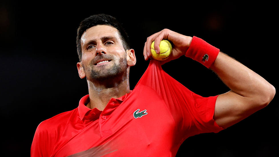 Novak Djokovic, en su debut en Roland Garros. EFE