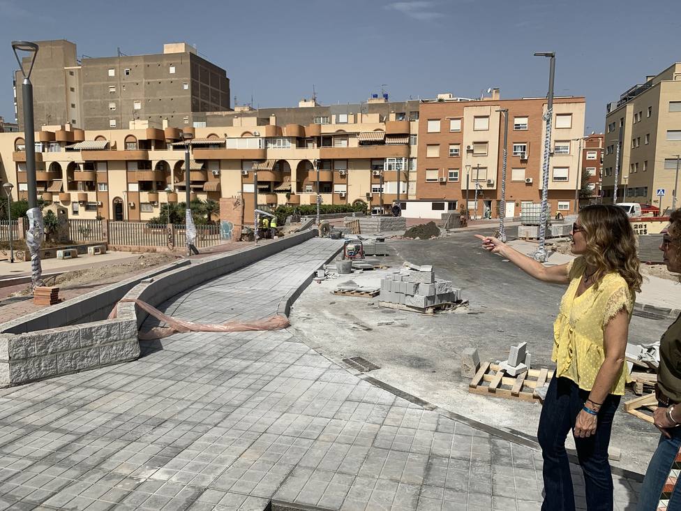 Las obras de urbanización el Barrio Alto de Almería entran en su recta final