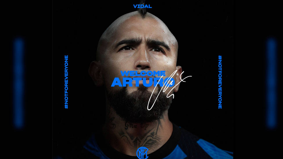El Inter de Milan anuncia el fichaje de Arturo Vidal (@Inter_es)