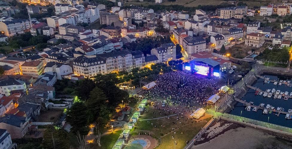 Vista aérea del Festival de este año 2022 - FOTO: Festival de Ortigueira