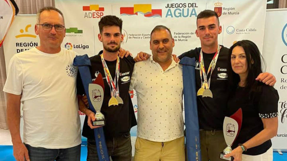 Los hermanos Álex y Fernando Ruiz Pérez se proclaman campeones de España de pesca