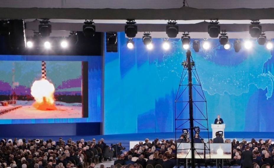 Putin presenta las novedades armamentísticas rusas durante el discurso del estado de la nación