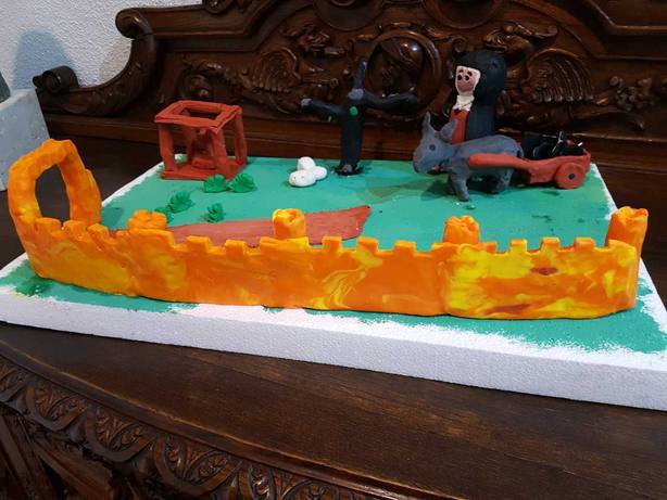 Una maqueta de plastilina, ganadora del primer premio del concurso escolar  “¿Quién es Santa Teresa para ti?” - Avila provincia - COPE