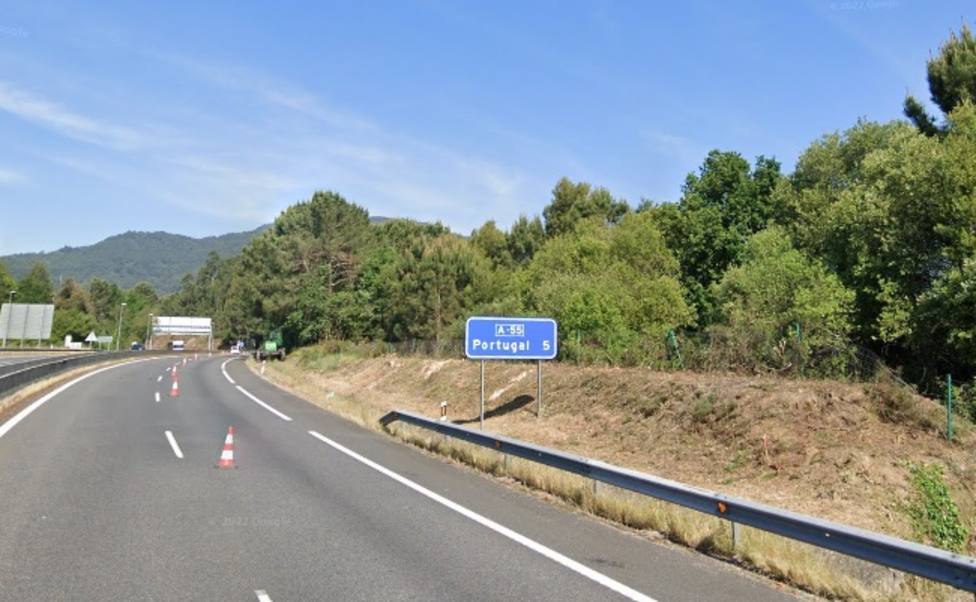 Trânsito cortado na A55 na altura de Tui no sentido Portugal – Vigo