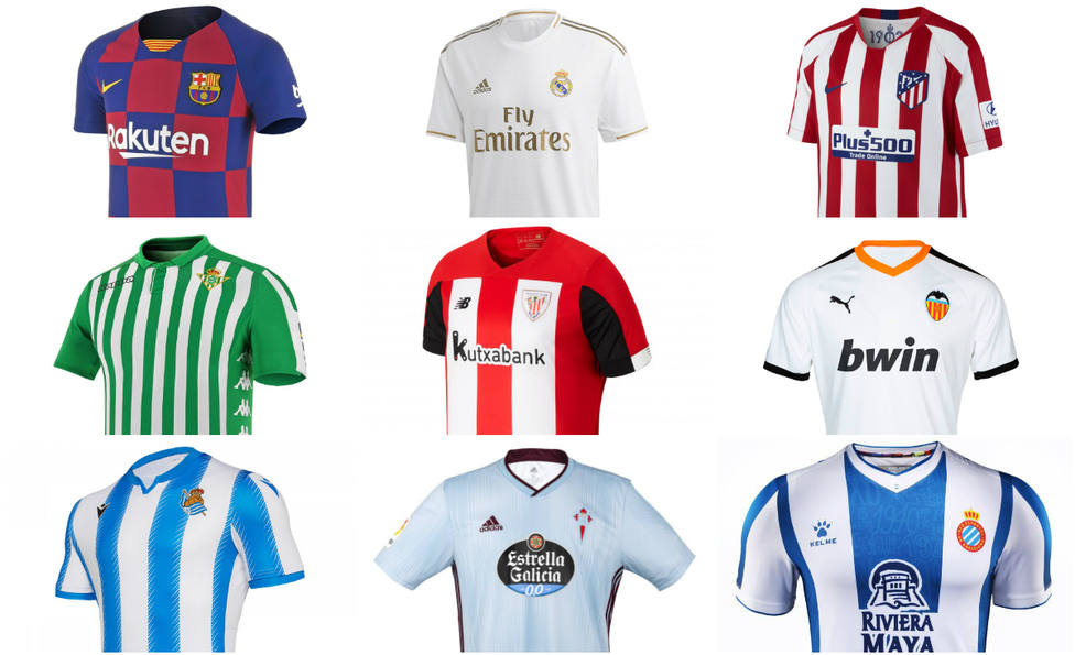 ¿Cuál es la camiseta que más te gusta de los equipos de LaLiga para la temporada 2019/2020?