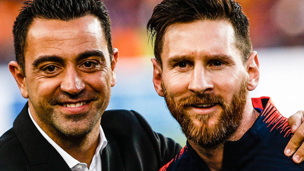 Xavi Hernández y Leo Messi, juntos, en una imagen de 2018. CORDONPRESS