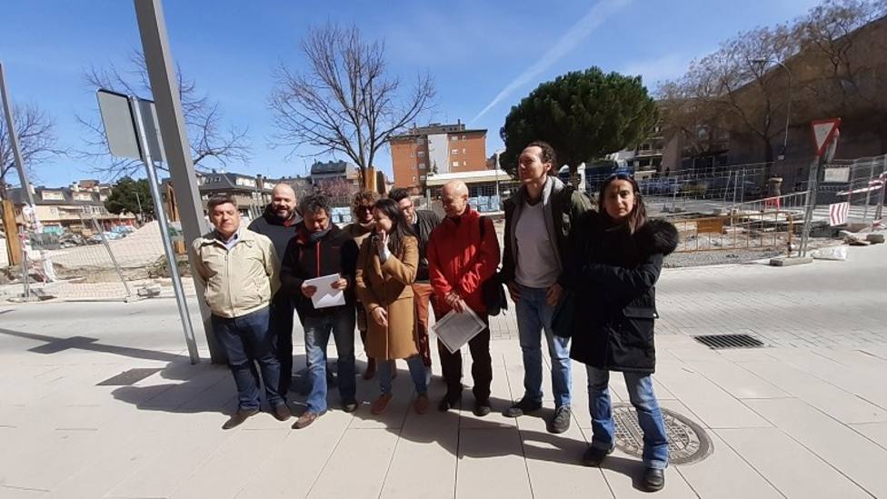 La oposición hace meses (entonces también Vecinos) en la Plaza de Los Belgas