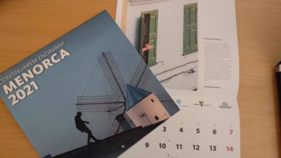 Fotografías y textos inspirados en el confinamiento vivido en Menorca protagonizan el calendario institucio