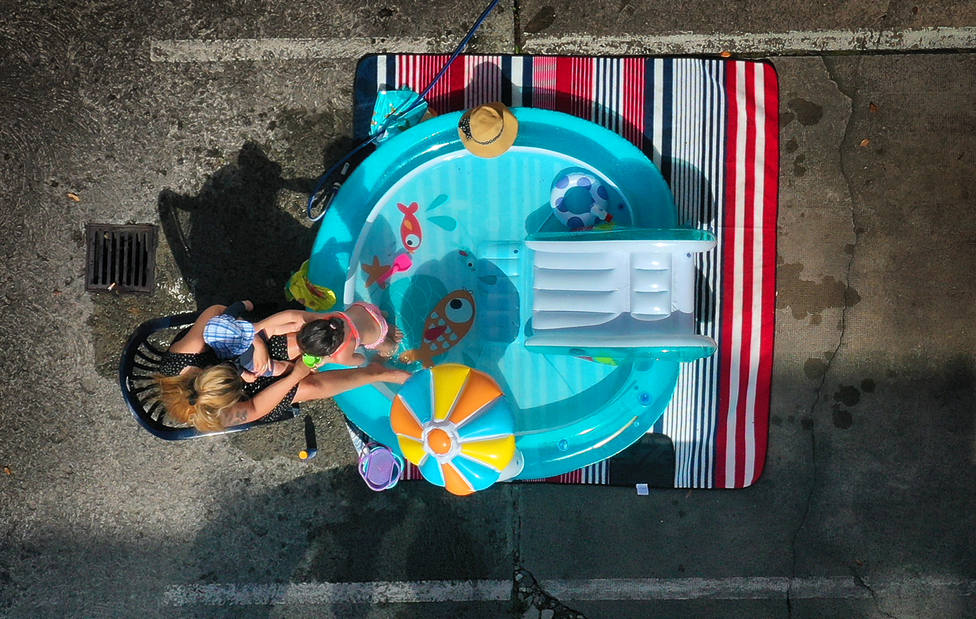 El riesgo de instalar piscinas hinchables en las terrazas: ¿Hasta qué peso pueden soportar?