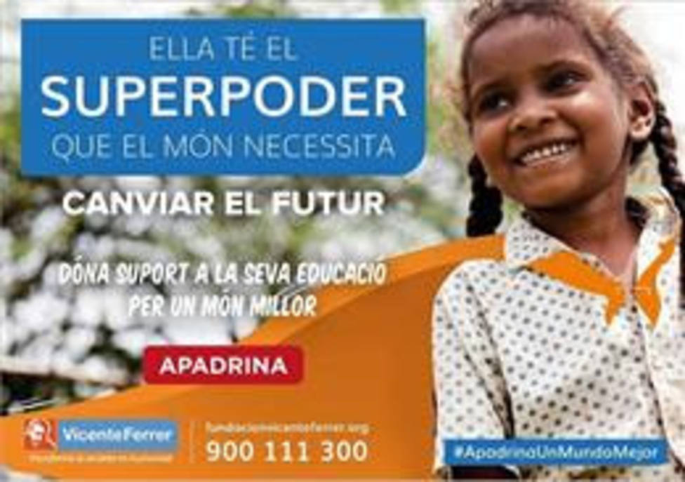 La Fundacion Vicente Ferrer Lanza La Campana Apadrina Un Mundo Mejor Barcelona Cope