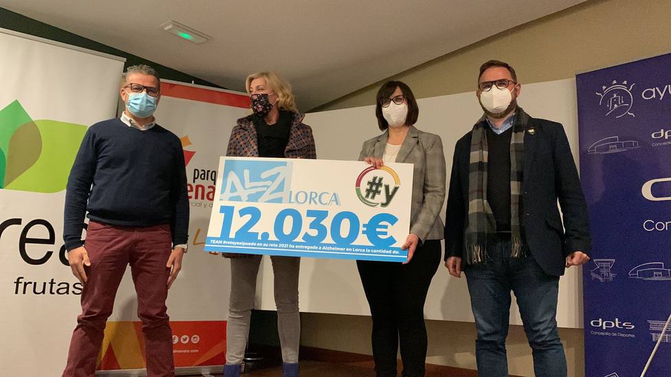 El #Retoyosipuedo recauda 12.030€ para la Asociación Alzheimer de Lorca