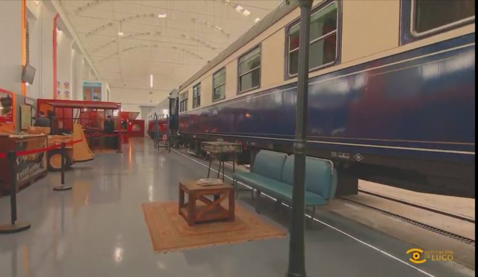 El Museo do Ferrocarril custodia máquinas y vagones restaurados