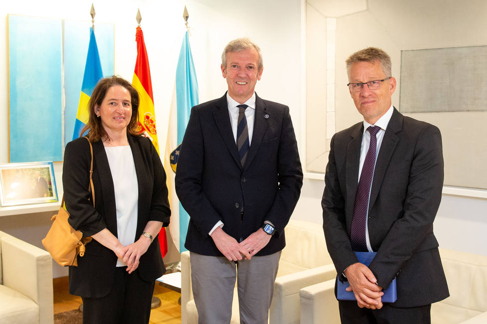 O presidente da Xunta e o embaixador de Suecia en España avanzan no fortalecemento das relacións institucionais e económicas no marco da axenda europea