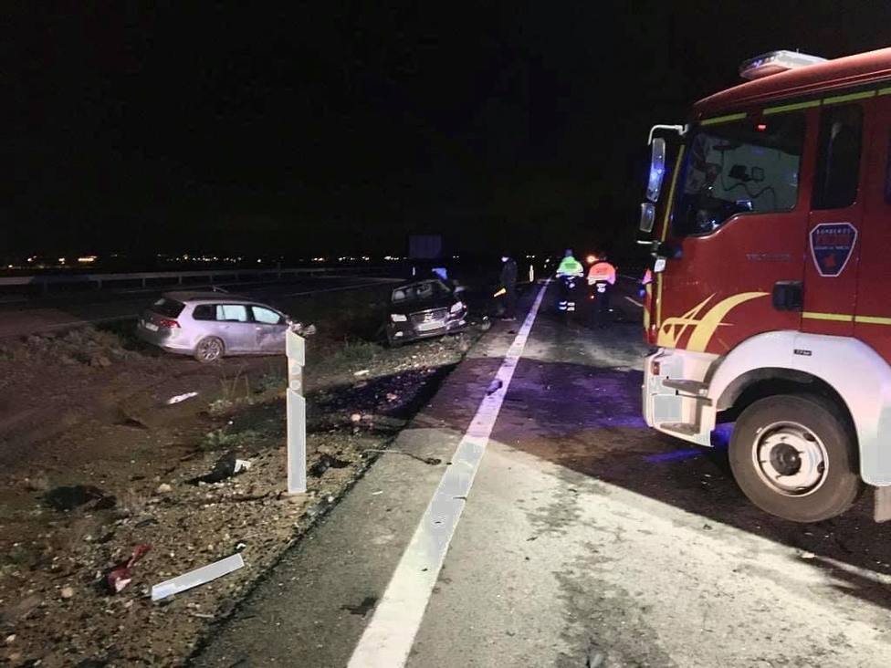 Dos fallecidos en un accidente tráfico en la autopista AP-7, a la altura de Los Narejos