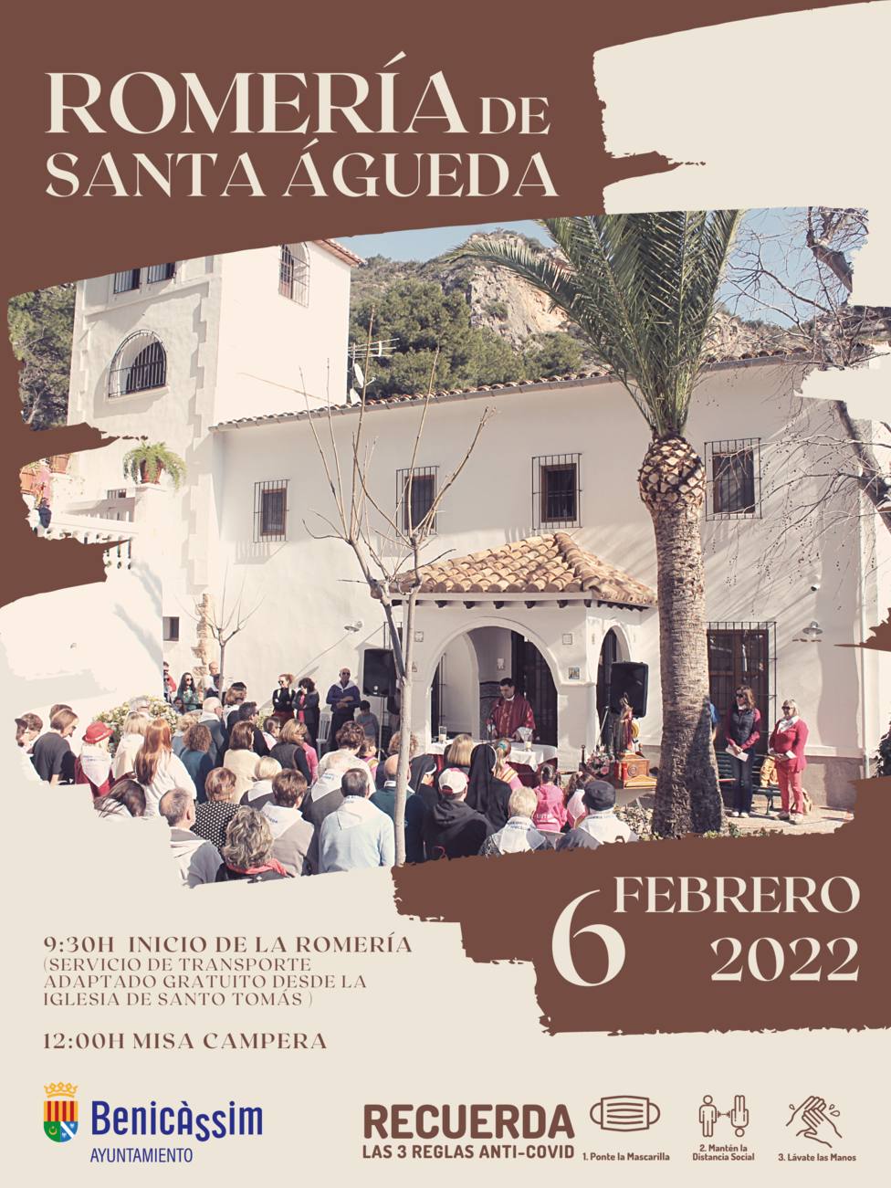 Benicàssim celebrará el domingo la romería a Santa Águeda - Castellón - COPE