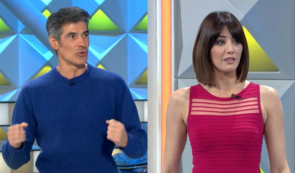 La azafata de La Ruleta y Jorge Fernández hacen lo nunca visto en Antena 3: ¿Te atreves?