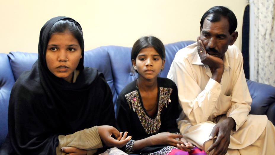 Las hijas de Asia Bibi, en la imagen, no van a ver a su madre en Navidad