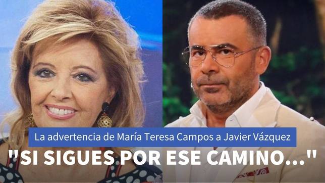 Extinto virtud soborno La amenaza de María Teresa Campos a Jorge Javier tras un vídeo sobre Bigote  Arrocet en 'Deluxe': "Me voy" - Televisión - COPE