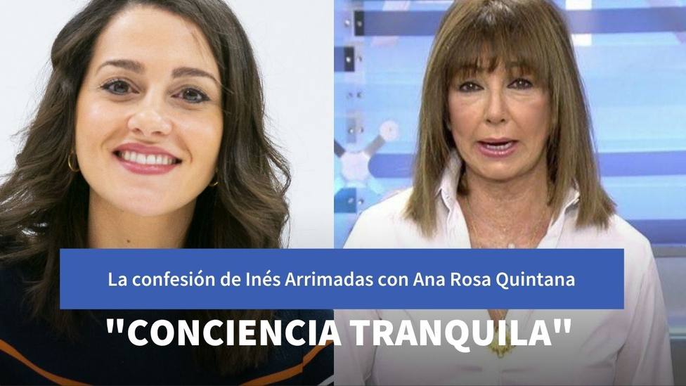 Inés Arrimadas revela este secreto sobre su vida privada con Ana Rosa Quintana