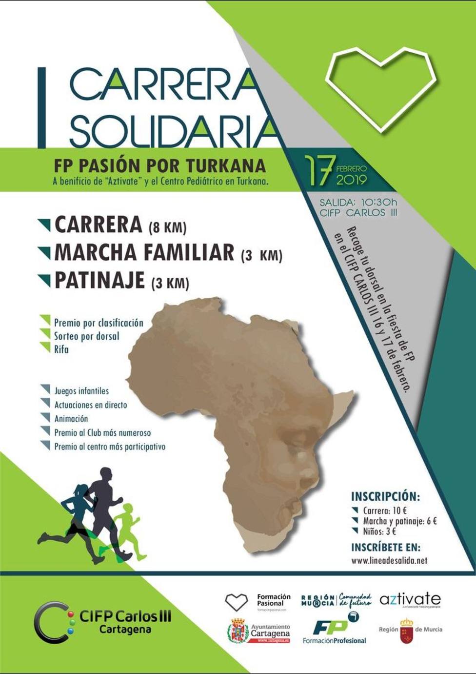 Carrera Solidaria En Favor De Turkana Cartagena Cope