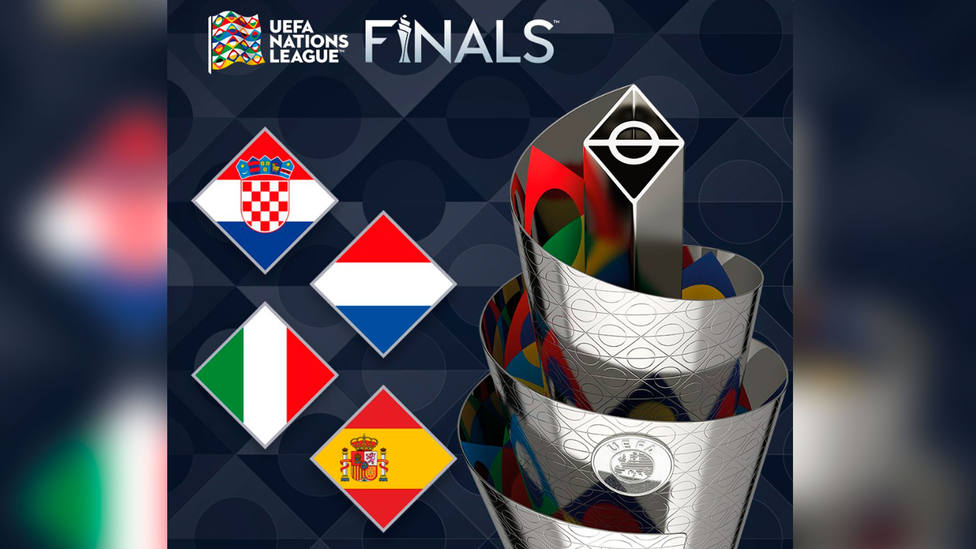 Cuadro de los cuatro equipos que disputarán la Final Four de la Liga de Naciones en 2023