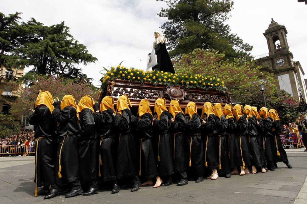 Foto de archivo de los tronos de la Semana Santa de Ferrol - FOTO: Kiko Delgado