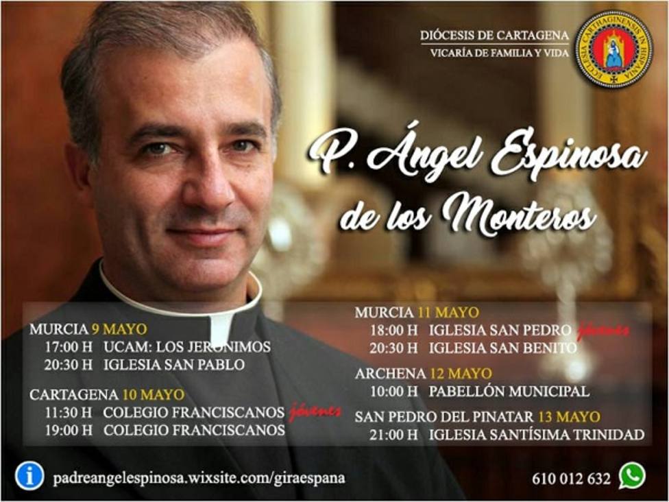 El padre Ángel Espinosa visita la Diócesis para hablar de la familia -  Informativos en Murcia - COPE