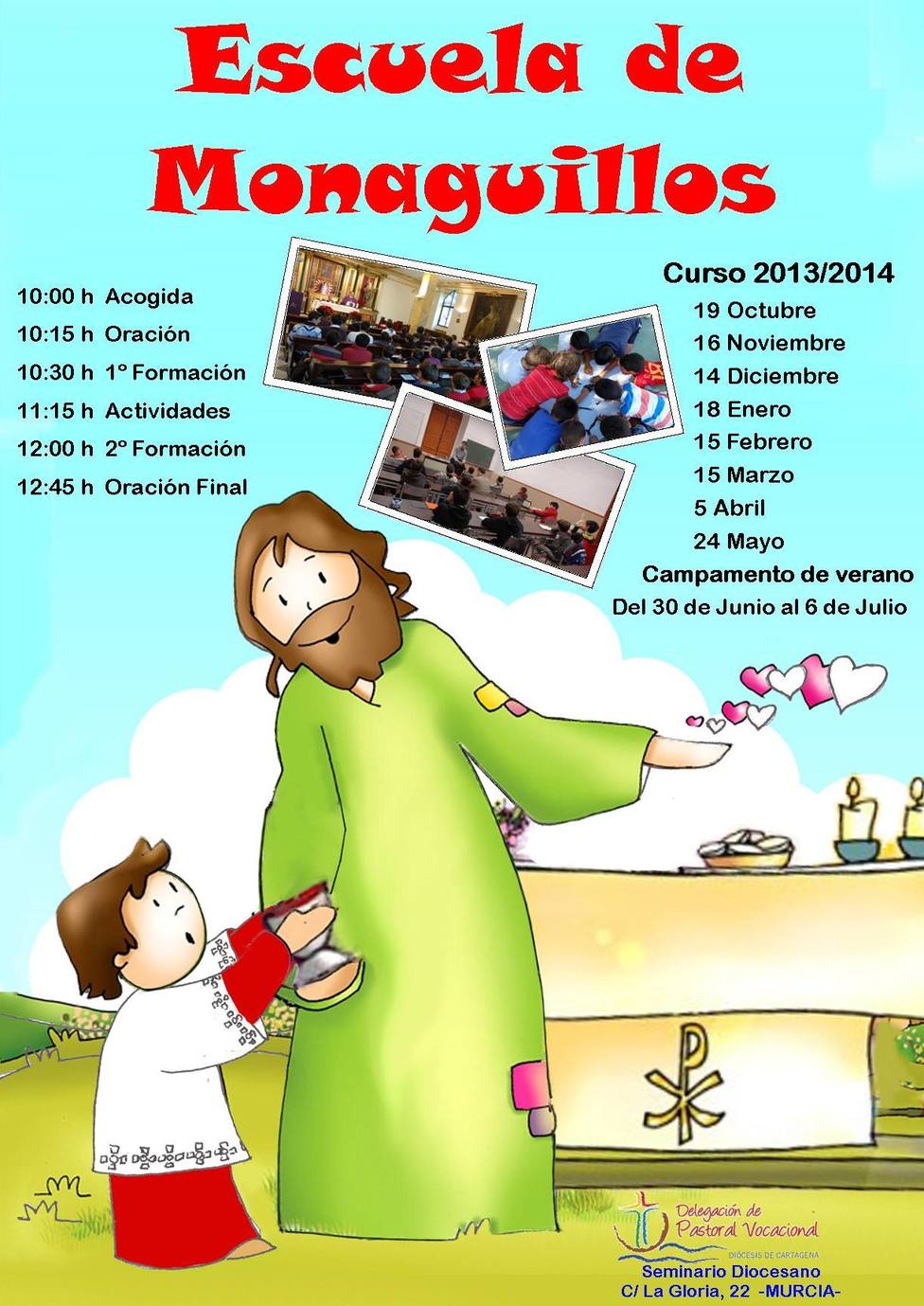 Comienza la Escuela de Monaguillos en el seminario de Murcia - Iglesia  Española - COPE