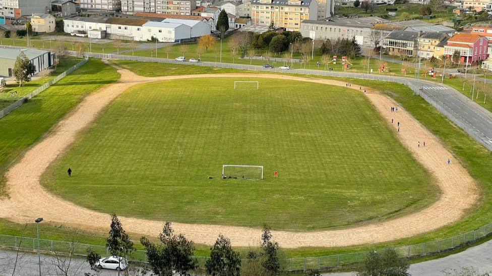 Campo de fútbol de Lavandeiras, en Celeiro