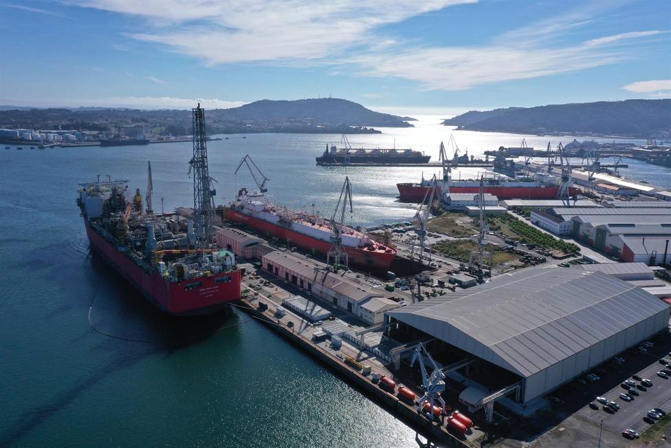 Navantia reparó en la ría de Ferrol durante 2022 hasta 19 buques - EUROPA PRESS