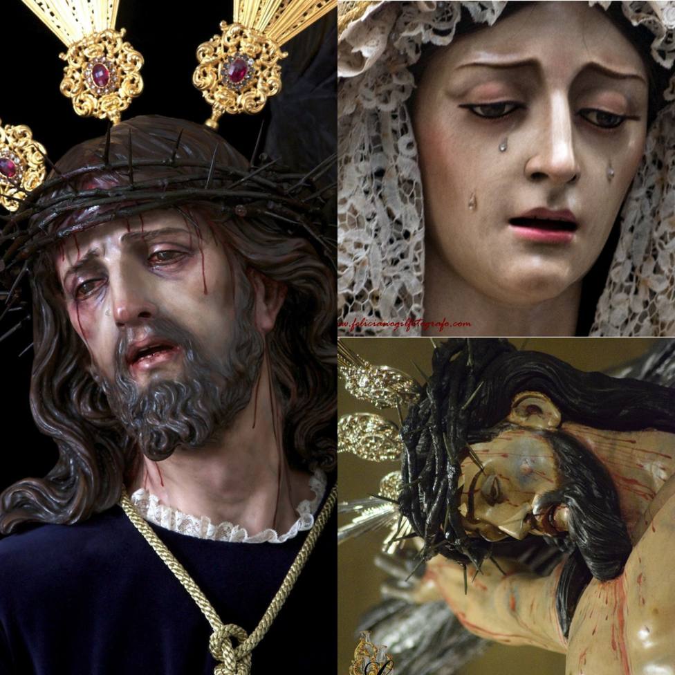 Tres imágenes en la calle preludiarán una Semana Santa normalizada en Jerez